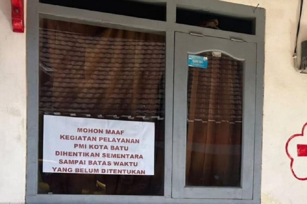 Waduh! PMI Kota Batu Hentikan Seluruh Operasional, Ada Apa?