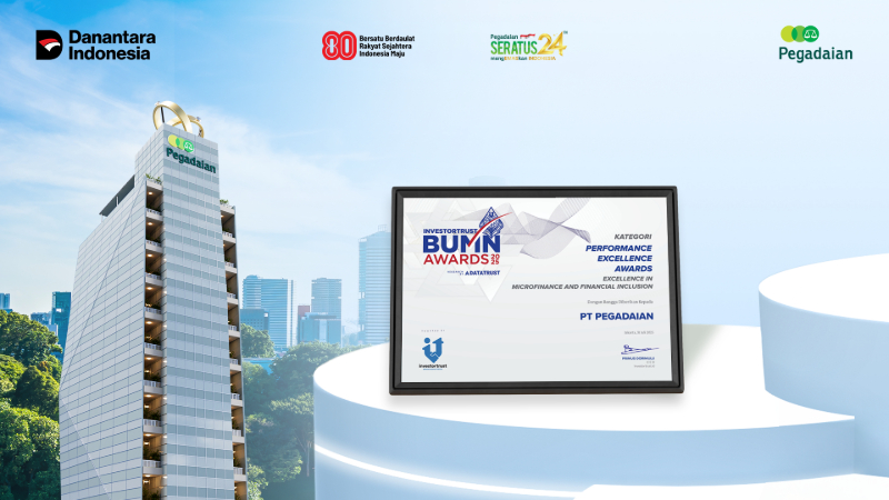 Kinerja Luar Biasa, Pegadaian Raih Performance Excellence Award 2025