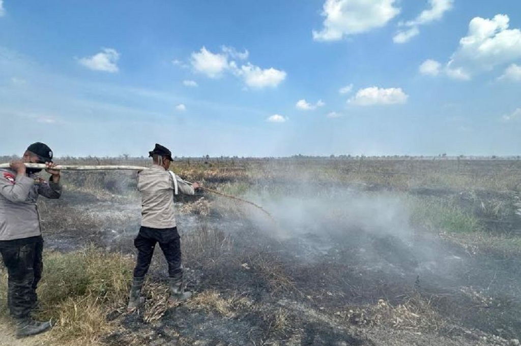 Kabar Duka, Perwira Brimob Polda Riau Gugur usai Tugas 3 Pekan Padamkan Karhutla