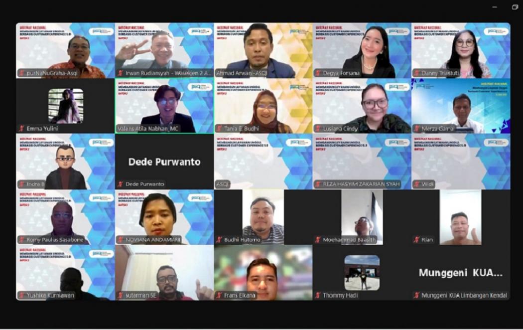 ASQI Gandeng MNC University Gelar Webinar Nasional Bahas Customer Experience 5.0