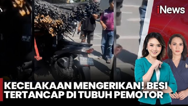 Kecelakaan Tragis di Makassar, Pemotor Tertancam Besi Muatan Truk