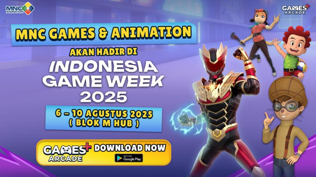 MNC Games & Animation Hadir di Indonesia Game Week 2025, Catat Tanggal dan Lokasinya!