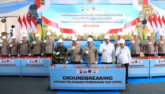 Cegah Stunting, Polri Luncurkan Groundbreaking Serentak 205 Dapur SPPG MBG