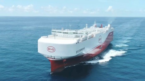 Angkut 7.000 Mobil, Kapal Terbesar BYD Zhengzhou Tiba di Pelabuhan Tanjung Priok