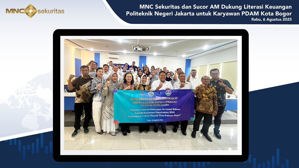 MNC Sekuritas dan Sucor AM Dukung Literasi Keuangan Politeknik Negeri Jakarta untuk Karyawan PDAM Bogor