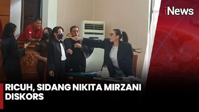 Nikita Mirzani Protes Jaksa Tak Netral, Sidang Sempat Diskors gegara Ricuh