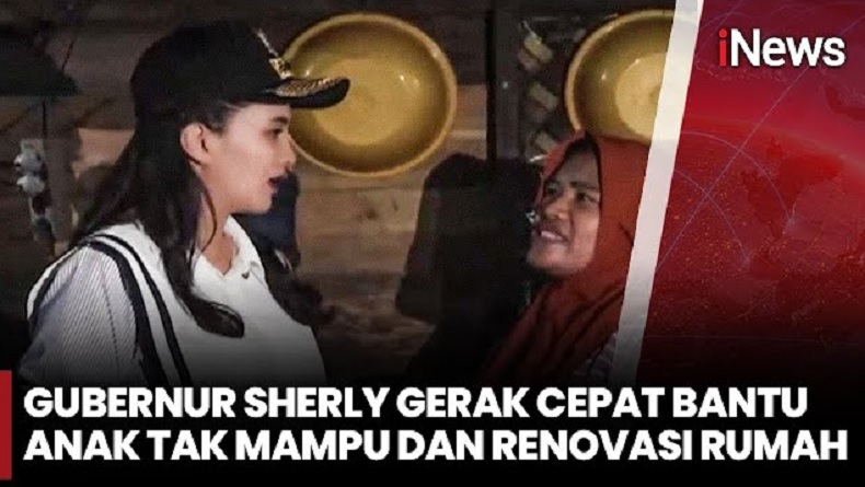 Gubernur Sherley Cuanda Pantau Penyaluran Bantuan Rumah Layak Huni dan Program Sekolah Gratis