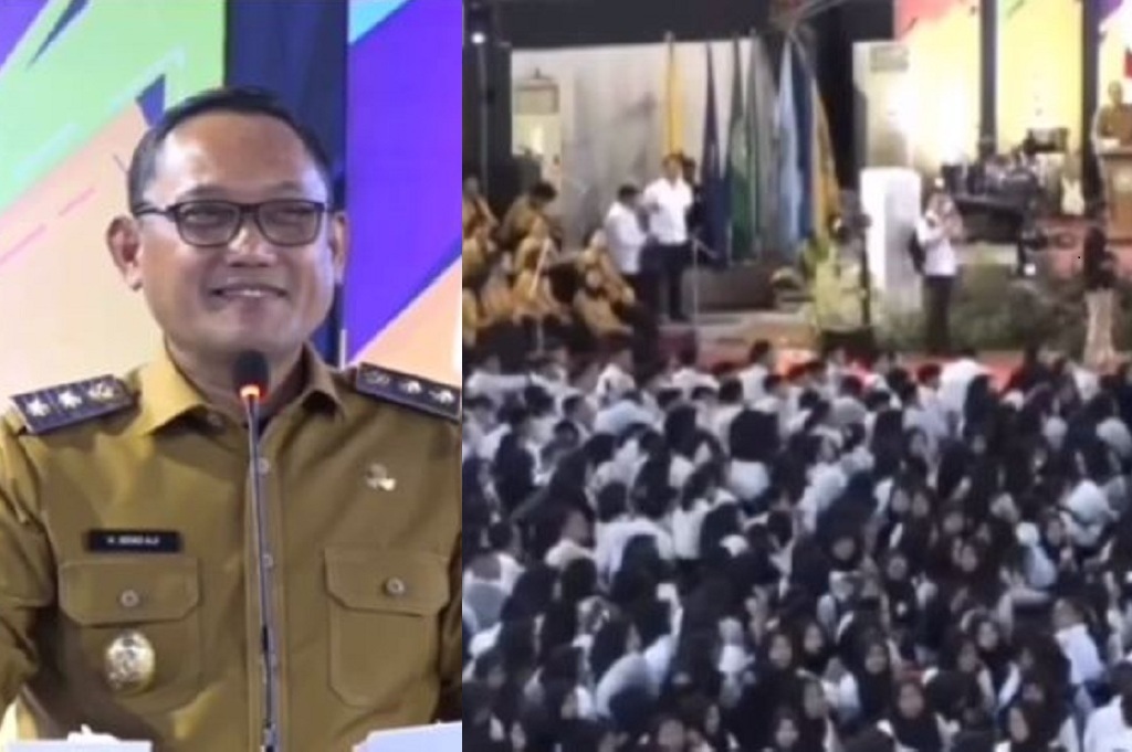 Viral Mahasiswa Baru Unmul Balik Badan saat Wagub Kaltim Berpidato, Aksi Protes?