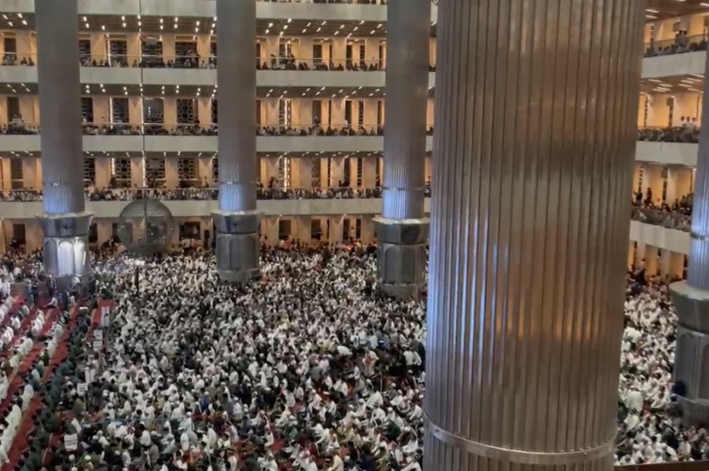 Tokoh Lintas Agama Bacakan Ikrar Bela Negara di Masjid Istiqlal