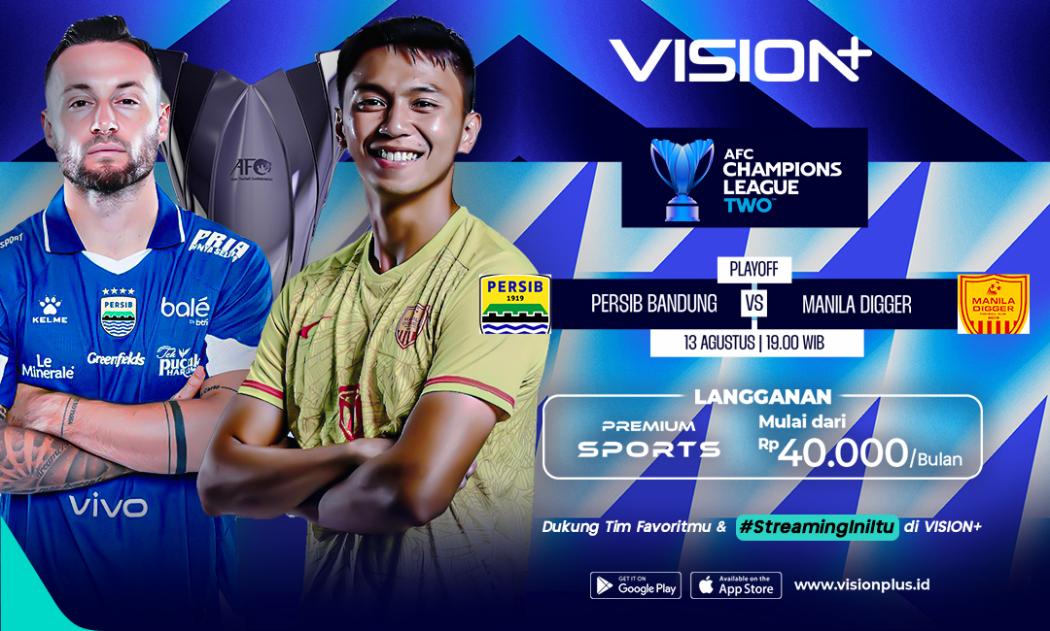 Jadwal dan Link Live Streaming Persib Bandung vs Manila Digger FC di Playoff AFC Champions League Two 2025-2026