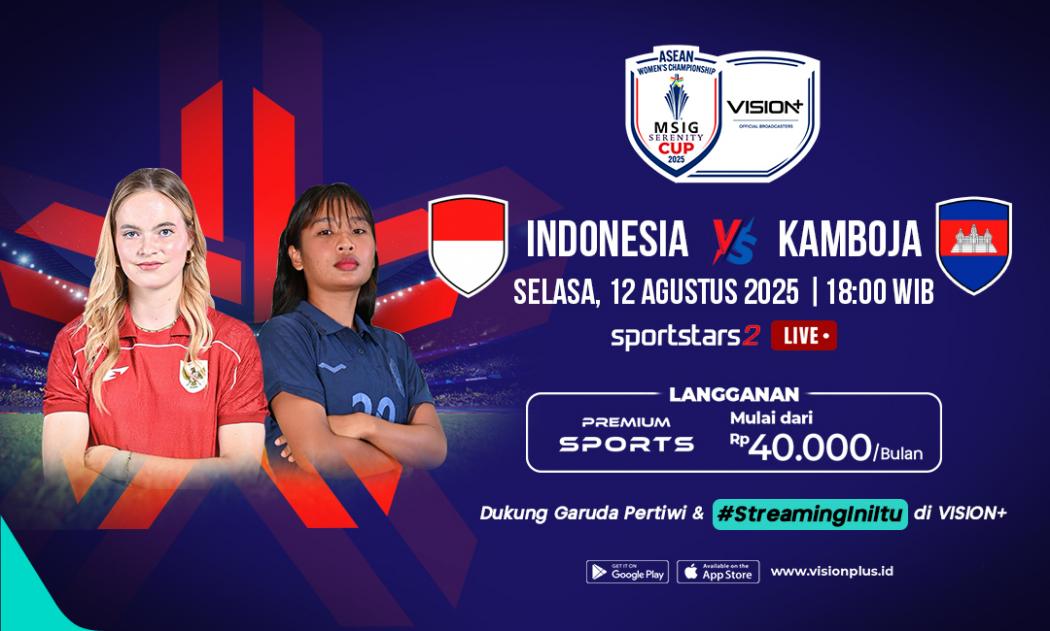 Jadwal dan Link Live Streaming Timnas Putri Indonesia vs Kamboja di Piala AFF Wanita 2025