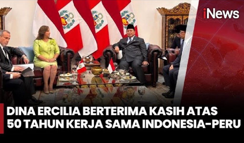 Prabowo dan Presiden Peru Dina Boluarte Sepakat Perkuat Kerja Sama: Perluas Akses Pasar hingga Pertahanan