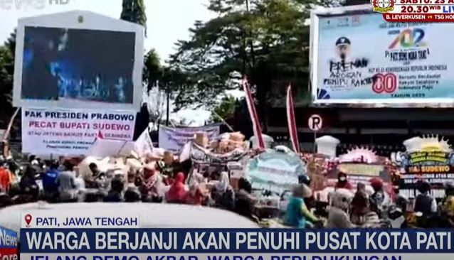 Hari Ini Warga Pati Demo Besar-besaran, Polisi Minta Pelaku Usaha Aktifkan CCTV!