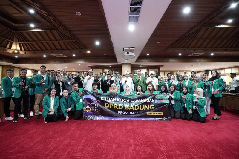 DPRD Badung Apresiasi Kunjungan Mahasiswa FH Universitas Wahid Hasyim