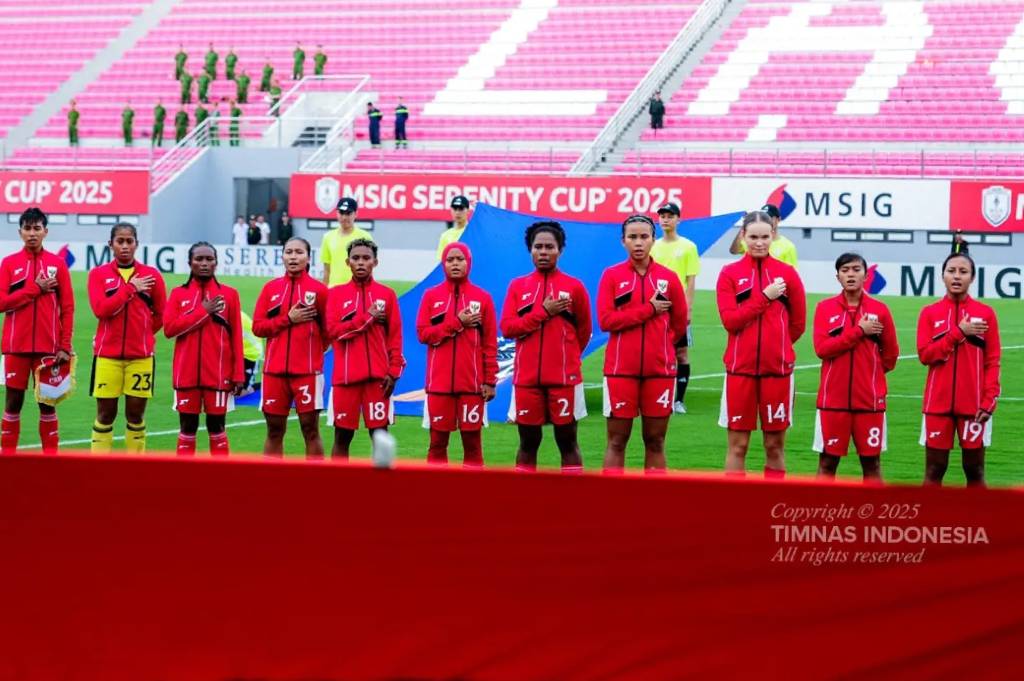 Timnas Putri Indonesia Tahan Imbang Kamboja 1-1 di Piala AFF Wanita 2025