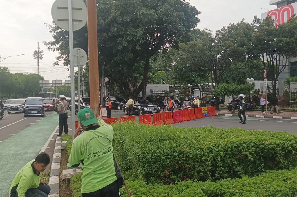 Ada Gladi Bersih Upacara HUT ke-80 RI di Istana, Jalan Veteran III Ditutup