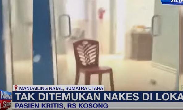 Viral RSUD Husni Tamrin Madina Kosong Tanpa Tim Medis, Pasien Kritis Telantar