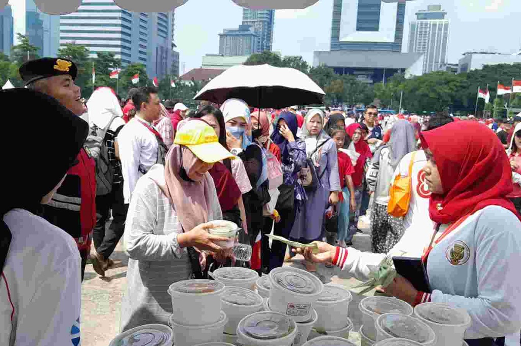 Pemprov Jakarta Meriahkan Pesta Rakyat di Monas, Sajikan 300.000 Porsi Kuliner