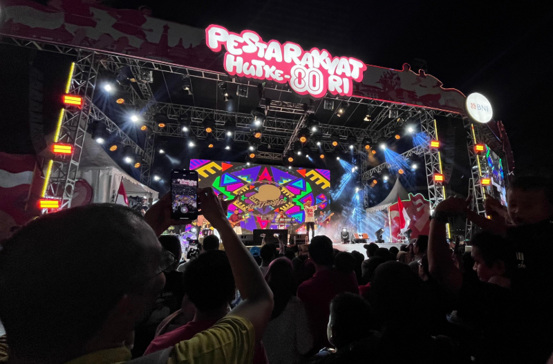 BNI Hadirkan wondrstage di Dukuh Atas, Meriahkan Pesta Rakyat HUT ke-80 RI