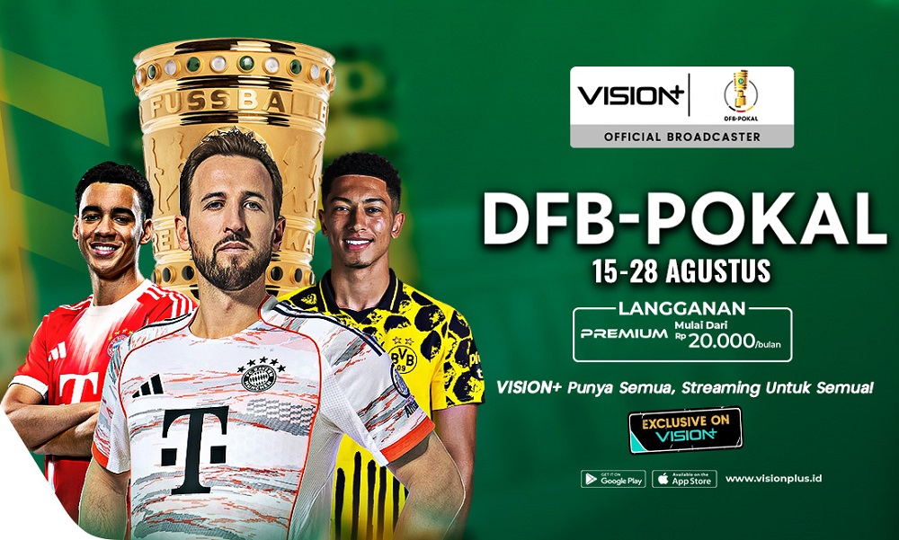 Link Live Streaming DFB Pokal di VISION+: Rot-Weiss Essen Vs Dortmund