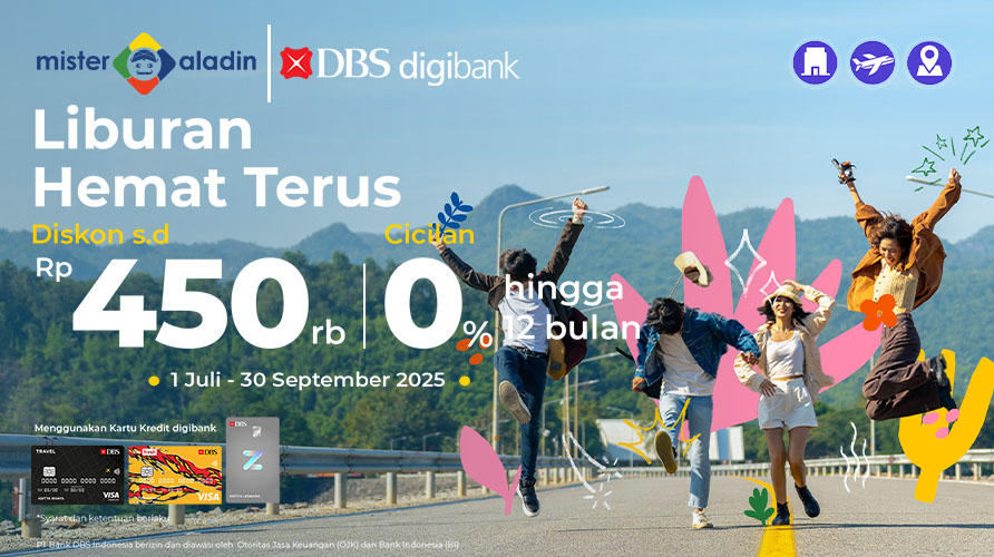 Rencana Liburan Jadi Lebih Hemat: Diskon sampai dengan Rp450.000 dan Cicilan 0%