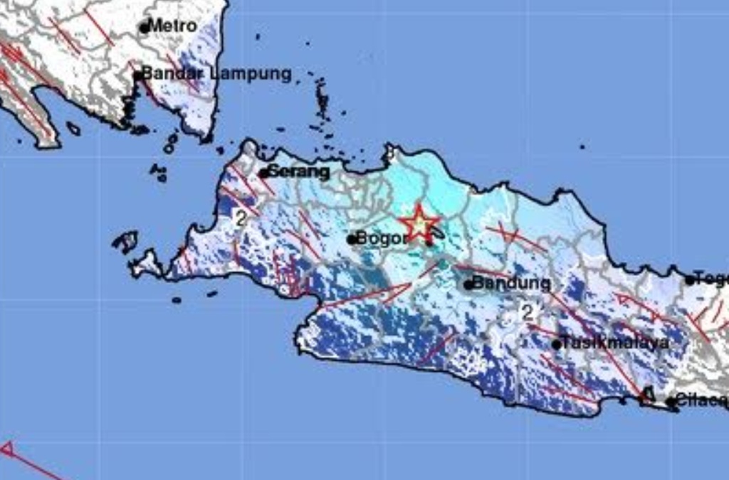 Analisis BMKG soal Penyebab Gempa M4,7 di Kabupaten Bekasi