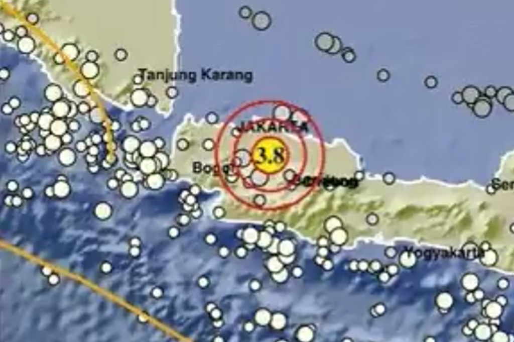 Gempa Susulan M3,8 Guncang Kabupaten Bekasi Malam Ini 