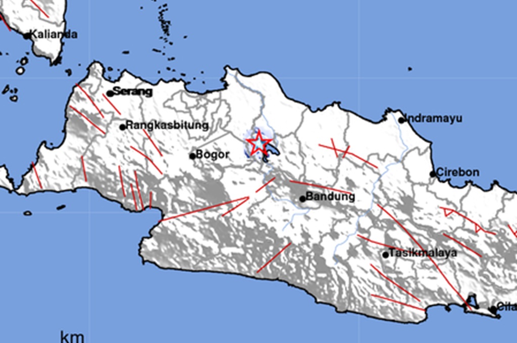 Gempa Bumi M3,1 Kembali Guncang Bekasi Malam Ini, Berpusat di Darat