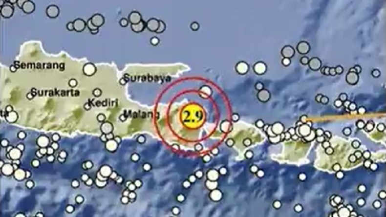 Gempa Bumi Terkini Magnitudo 2,9 Guncang Bondowoso