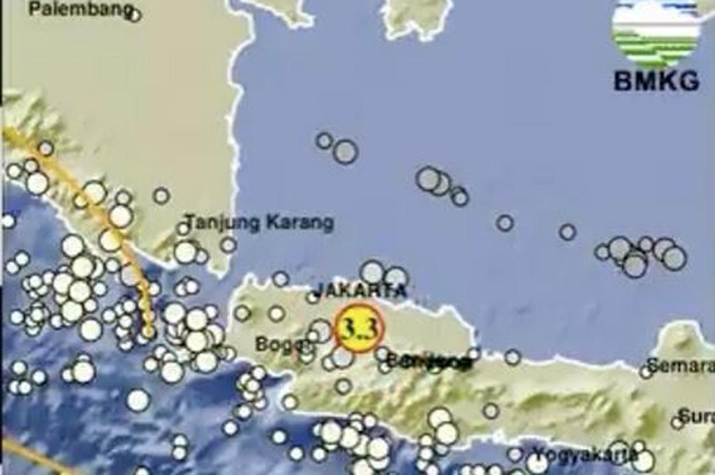 Gempa Susulan Magnitudo 3,3 Guncang Bekasi Hari Ini