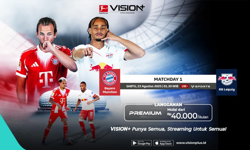 Jadwal dan Link Live Streaming Bayern Munchen vs RB Leipzig: Big Match Panas Pembuka Liga Jerman 2025-2026