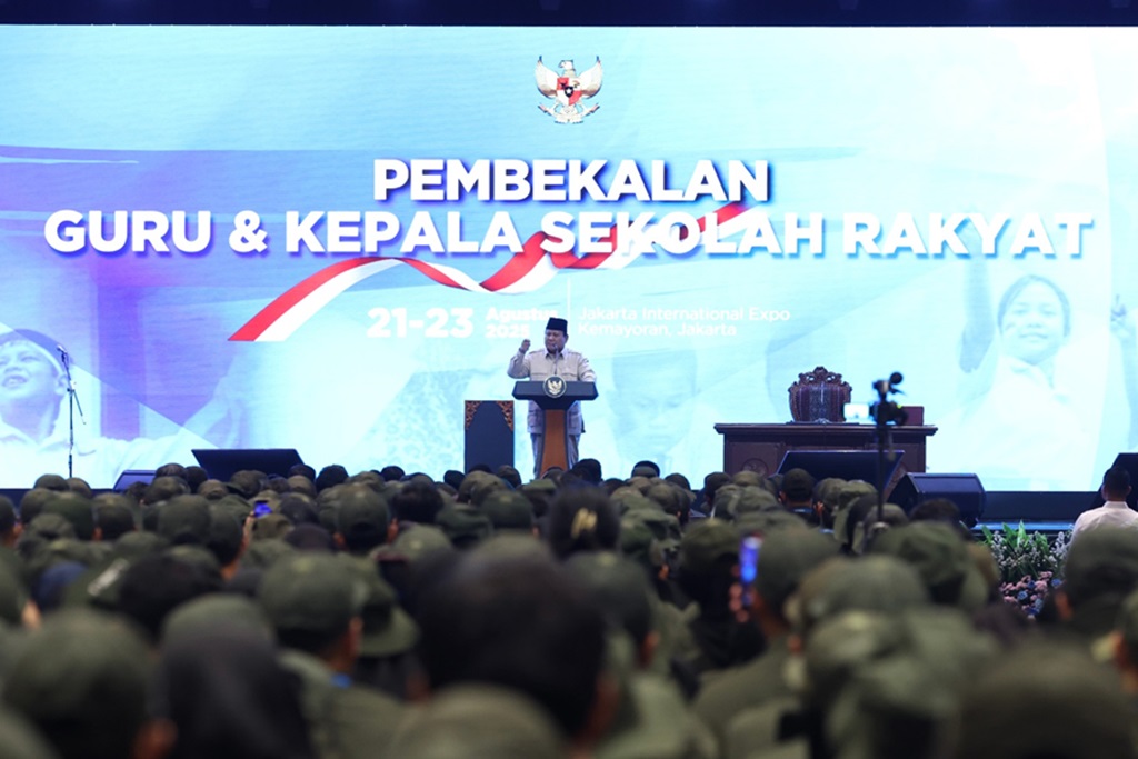 Pesan Prabowo ke Guru Sekolah Rakyat: Saya Titip Betul-betul, Didik Murid dengan Baik