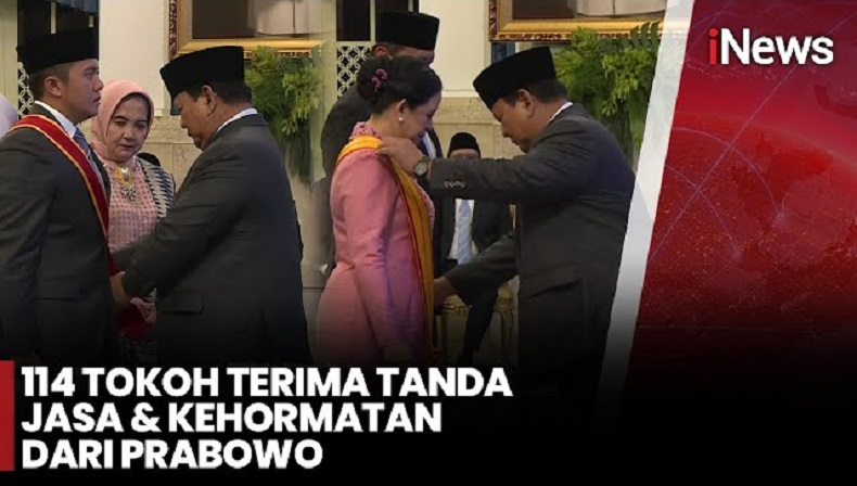 Daftar Lengkap 141 Tokoh Penerima Tanda Kehormatan dari Prabowo, Siapa Saja?