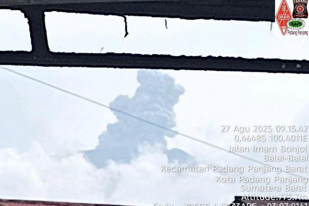 Gunung Marapi Meletus Lagi Hari Ini, Getaran Dirasakan hingga Padang Panjang