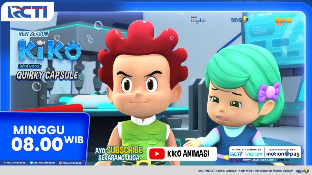 KIKO Animasi Episode Quirky Capsule, Saksikan Minggu 31 Agustus 2025 Pukul 08.00 WIB di RCTI