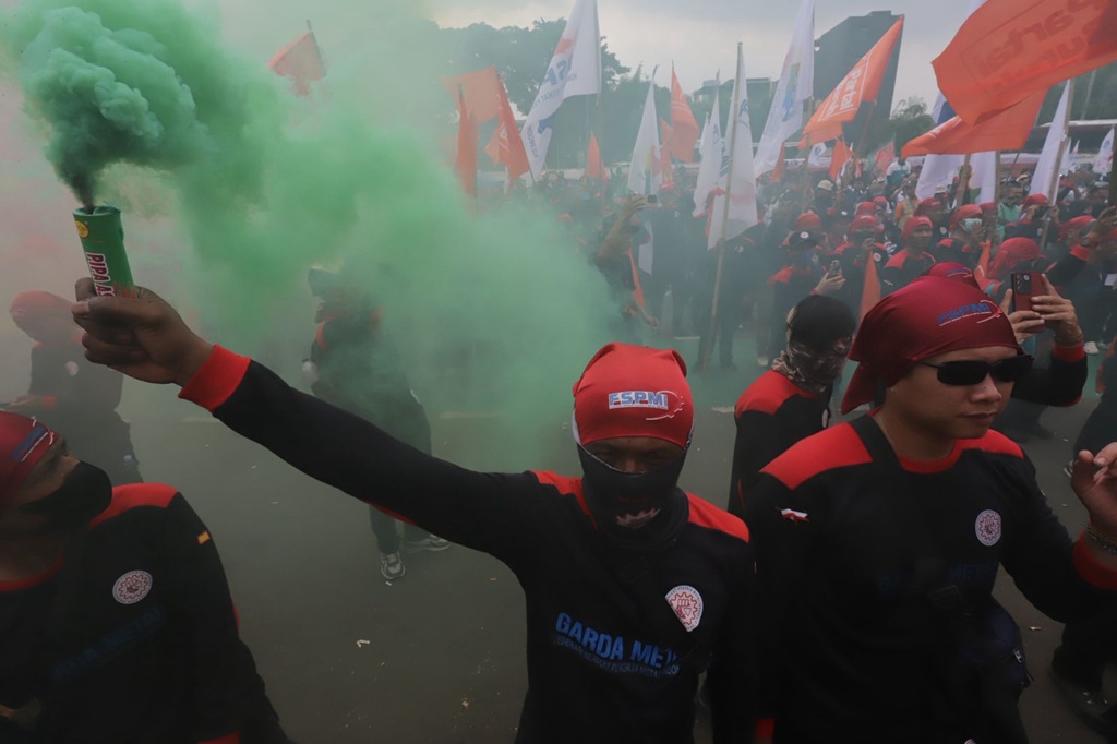 Jaringan Internet Lumpuh saat Massa Berdemo di Depan DPR