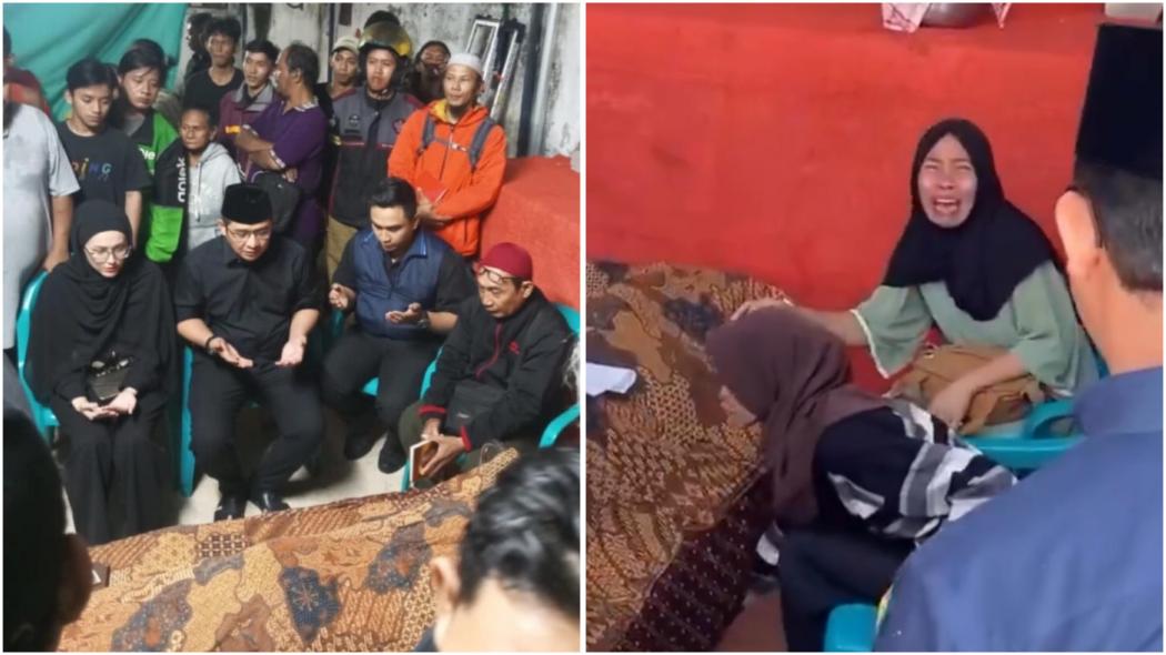Tangis Pasha Ungu Pecah di Hadapan Jenazah Ojol Affan Kurniawan: Surga Menantimu, Dek