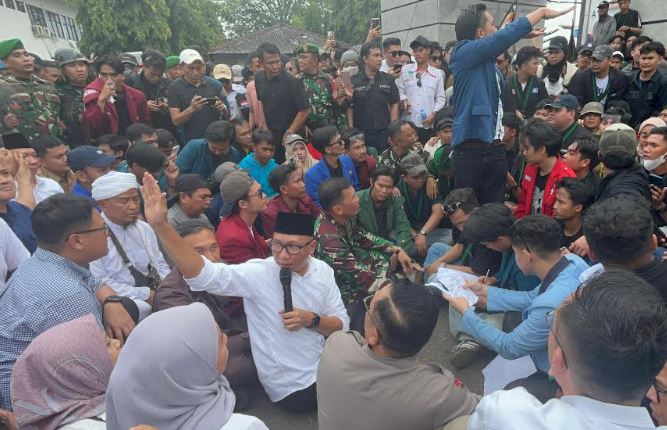 Massa Mahasiswa Apresiasi Kapolda Lampung Minta Maaf soal Insiden di Jakarta