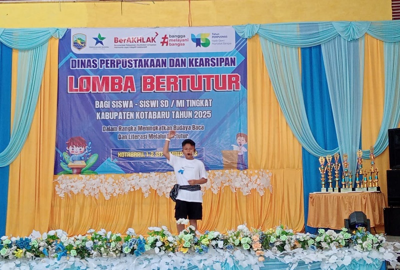 Pemkab Kotabaru Gelar Lomba Bertutur Tingkat SD/MI, Dorong Budaya Baca Sejak Dini