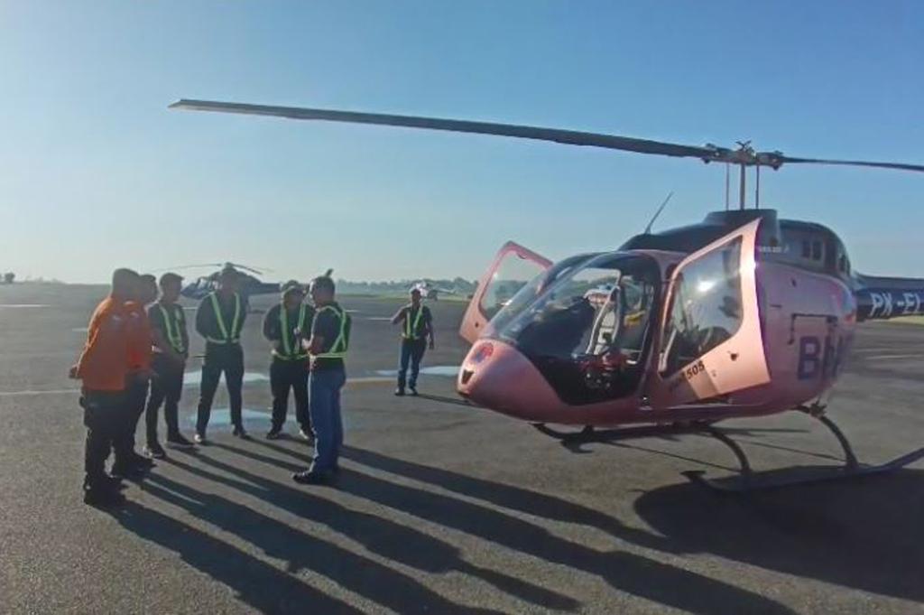 Hari ke-2 Pencarian Helikopter Hilang Kontak di Tanah Bumbu, 140 Personel SAR Dikerahkan