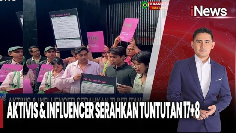 Aktivis dan Influencer Serahkan Tuntutan 17+8 ke DPR, Minta Diselesaikan hingga 5 September