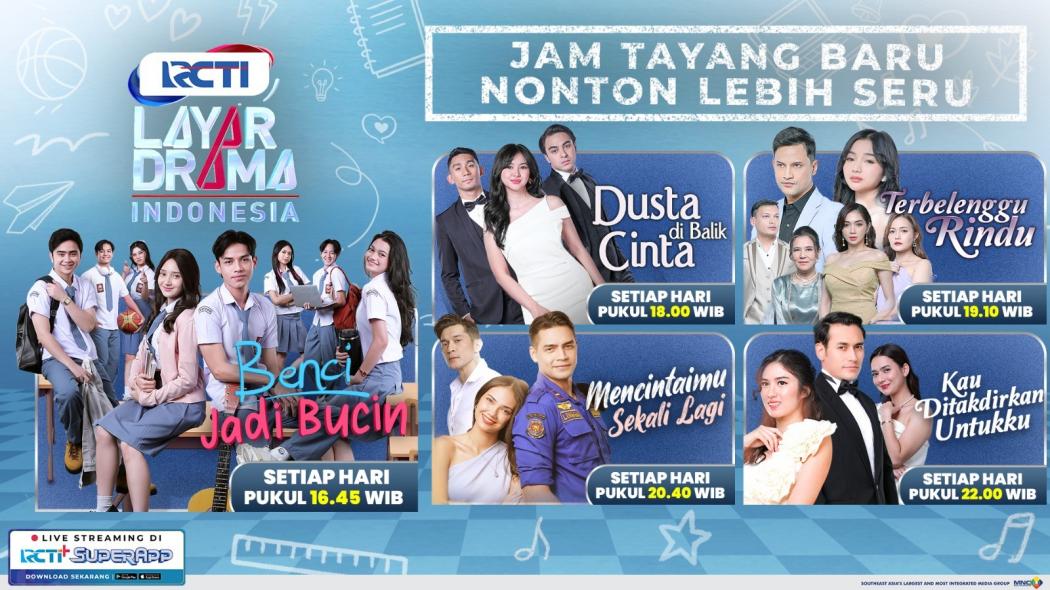 Jam Tayang Baru, Drama Indonesia di RCTI Jadi Makin Seru Setiap Hari