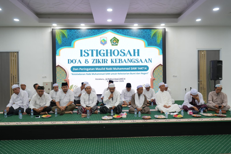 Maulid Nabi Muhammad SAW, Pemkab Kotabaru dan Kemenag Gelar Istighosah