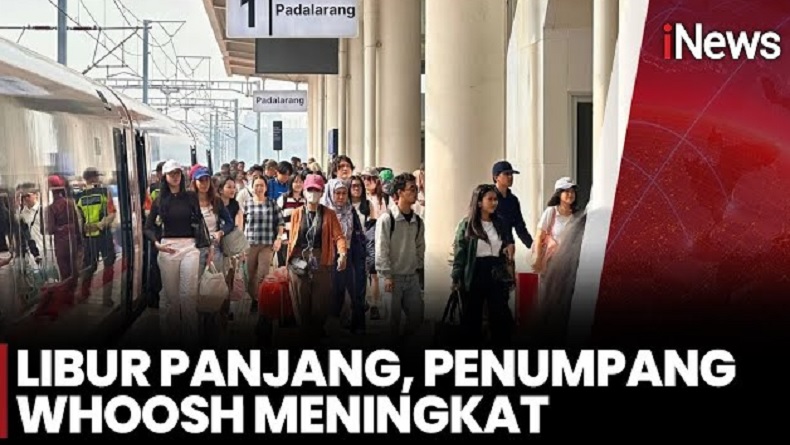 Libur Panjang Maulid Nabi, Lonjakan Penumpang Kereta Cepat Whoosh Meningkat