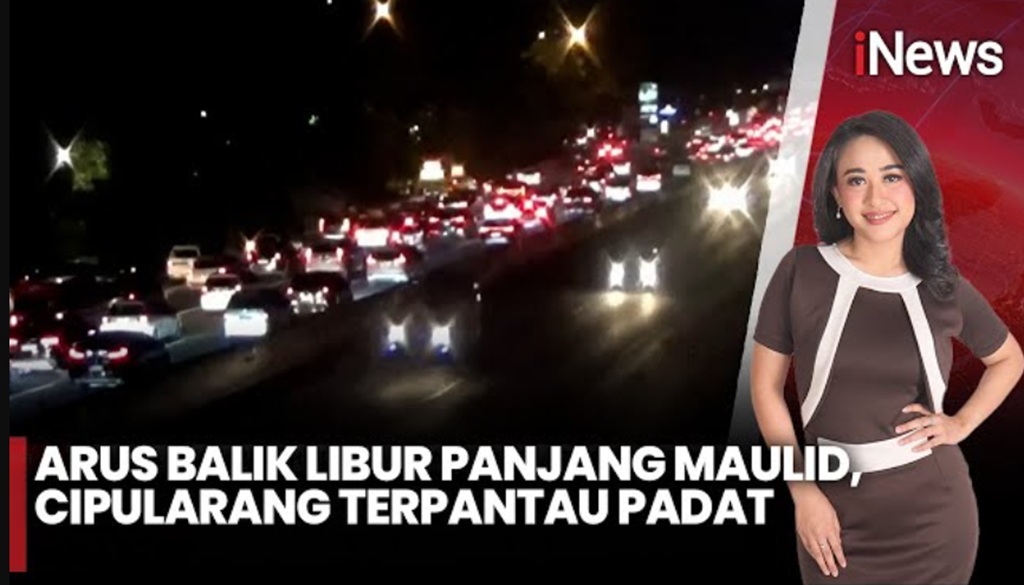 Ribuan Kendaraan Padati Tol Cipularang Arah Jakarta di Hari Terakhir Libur Panjang