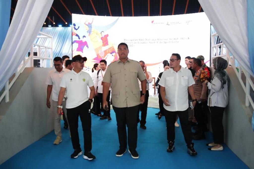 Momen Terakhir Dito Ariotedjo Tinjau Haornas Sebelum Kena Reshuffle