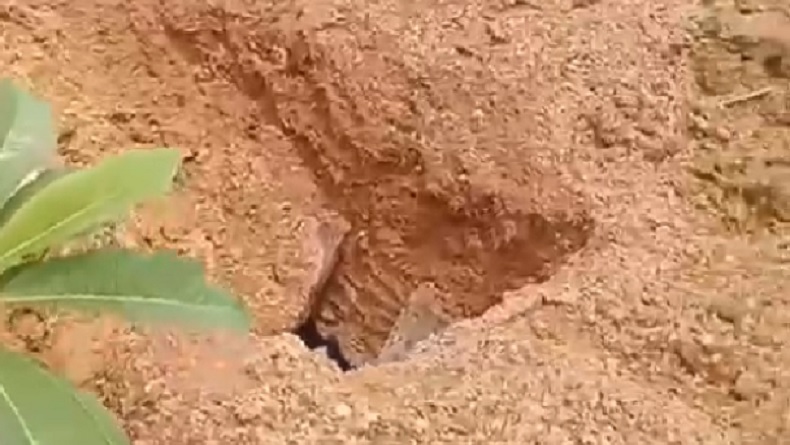 Viral! Makam Warga di Lampung Tengah Dibongkar OTK, Polisi Olah TKP