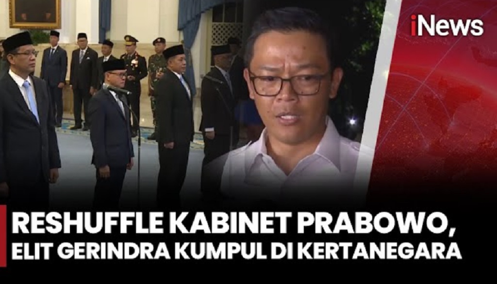 Elite Partai Gerindra Kumpul di Kediaman Prabowo usai Reshuffle Kabinet