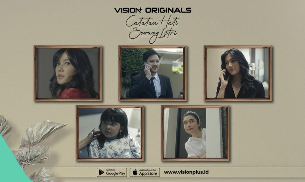 Naysila Mirdad Adu Akting dengan Baskara Mahendra, Ini Daftar Pemain Top di Series Catatan Hati Seorang Istri VISION+