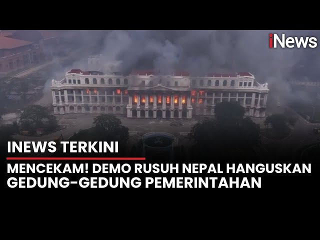 Amarah Gen Z Membara! Gedung DPR Nepal Dibakar, PM KP Sharma Oli Mundur